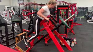 Chest supported T bar row