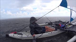 Hobie Tandem Island sail on Blue Cypress lake and Middleton's Fish Camp