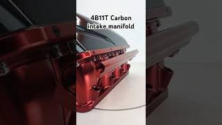 #4b11t #carbonfibre #intakemanifold with the red anodising ready to go to it’s new home. #auto