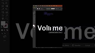 llustrator Tips and Tricks Create VOLUME Logo using illustrator  #illustratorlife