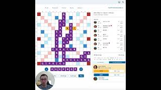 Scrabble GM beats bot in 27 seconds! #scrabble #blitz #words #games