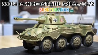 Panzerstahl 88014 Sdkfz.234/2 PUMA Aufklärung Reconnaisance WW2 vehicle Diecast 1/72