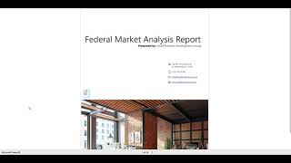 Federal Market Analysis Report