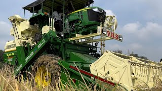 John Deere 5405 CRDI first time in field