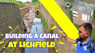 Building a Canal at Lichfield