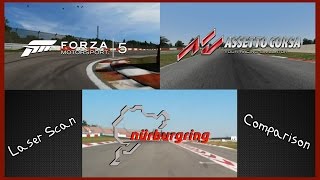 Forza Motorsport 5 vs Assetto Corsa vs Real Life - Nurburgring Nordschleife (+ Full GP Track)