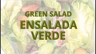 10 Minute Ensalada Verde