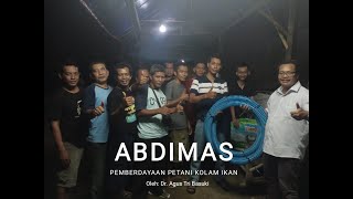 PEMBERDAYAAN PETANI KOLAM IKAN | ABDIMAS | Dr. Agus Tri Basuki