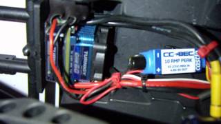 Axial Wraith Wiring Cleaned up under truck DX4R pro 2.4ghz Castle BEC Turngy 60a ESC