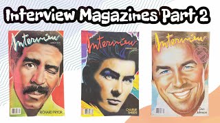 Interview Magazines Part 2 (Richard Pryor, Charlie Sheen, Don Johnson)