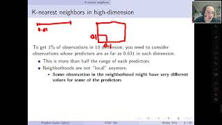 SL Chapter 3 Part1 (KNN and linear methods for regression)