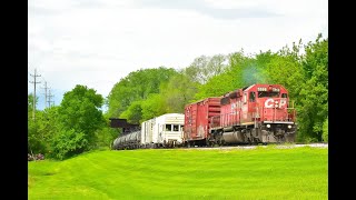 CP weed sprayer train Chase from Davis Junction to Genoa Il