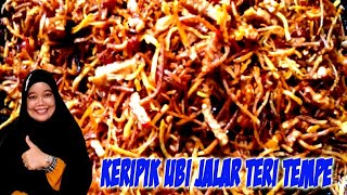 Keripik Ubi Jalar Teri Tempe (Teman Makan Kriuk)