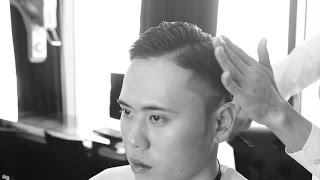 짧은 포마드 헤어스타일 / pomade hair styling for short hair ManHair BarBering