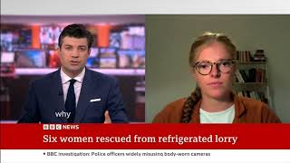 Anti-Slavery International on BBC News |  Human Trafficking Investigation | September 2023