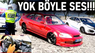 VAREX EGZOZLU HONDA İLE PİYASA! - HONDA BULUŞMASINA GİDİYORUZ - ETS 2 Mod T300RS @Keremkulak