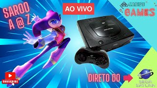 SEGA SATURNO com SAROO! AO VIVO!