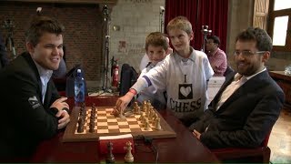 LEVON ARONIAN VS MAGNUS CARLSEN - BLITZ CHESS 2016