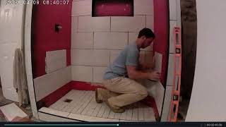 How to Replace Tub with Walk-in Tile Shower: Phase 6 - Tile/Grout Installation & Project Completion