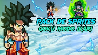 PACK DE SPRITES DE GOKU MODO IKARI 😱,DBS BROLY (SPRITES HD) CREADO POR MI