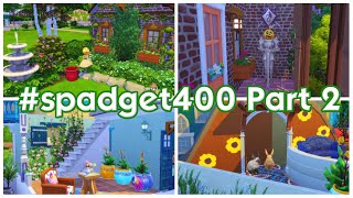 Sims 4 #spadget400 challenge build tour part 2