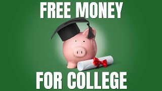 FREE MONEY FOR COLLEGE | How to win more scholarships and financial aid