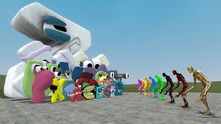 ALPHABET LORE FAMILY VS SCP-096 ALL COLORS In Garry's Mod!