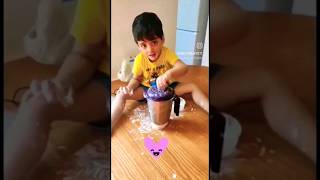 new way of eating curd😜#innocence#childhood#viralvideo#trendingshorts#kidsvideo