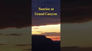 Watching the Sun rise at Grand Canyon. Magical #short #sunrise #grandcanyon