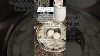 How to peel boiled eggs EASILY ~ easy peeling for boiled eggs #tipsandtricks #howto #boiledegg #peel