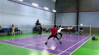 Hani Syah & Sharoon vS June & Najwa / 21-16 , 26-24