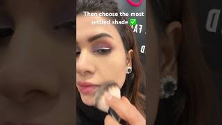 How to choose correct foundation shade| find your shade #makeup #youtubeshorts#dailymakeup