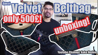 Gucci Velvet Belt Bag Unboxing! Ga sampe 1000$ tapi Mewah looks nya!