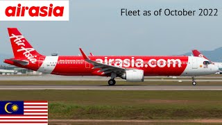 AirAsia (mainline) Fleet as of October 2022