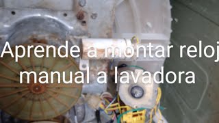 cómo probar motor bomba de agua y crochet de lavadora digital sin desarmar directo