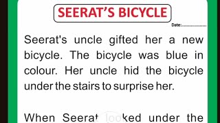 MISSION SAMARTH 2024 SEERAT'S BICYCLE ENGLISH WORK BOOK AMSWERS PUNJAB