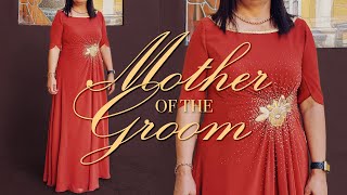 Making a Special Dress for a Mother of the Groom - A Sewing ASMR