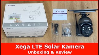 Xega 3G/4G LTE Solar Überwachungskamera || Unboxing & Review (2K & kabellos)