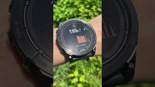 Fenix ​​​​7X Pro (Garmin) : amazing sun sensitivity (195K LX/h) #garmin #watches #shorts #sport #run