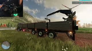 Farming Simulator 2022 - Brick Crane Trailer With Realistic Controls