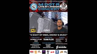 Catch Fend Live at the M Dot R  'Live in London Concert + Special Guests'