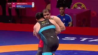 final-MIRZAZADEH(IRI) VS MENG (CHN) 130 KG -2023