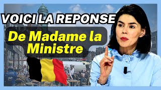 Réponse de Madame la Ministre Valérie Glatigny aux étudiants étrangers🇧🇪