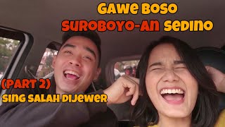 VLOG | Ngomong Pake Bahasa Surabaya Seharian (Subtitle Indonesia) | Arvhie & Jesi