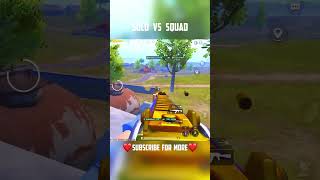 Solo vs Squad Clutch 🔥  #pubgmobile #pubg #shorts  #bgmi #gaming #pubgm #scout #mortal