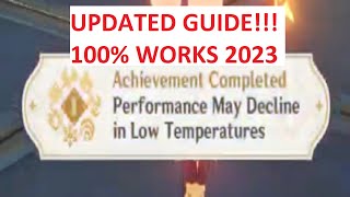 Updated Achievement Guide: Performance May Decline in Low Temperatures | Easy Primogems