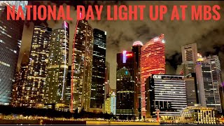 Marina Bay Sands Walking Tour I MBS National Day Light Up I World's Largest mall I MBS Luxury Hotel