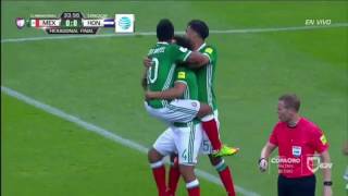 Goles del partido de México 3-0 Honduras