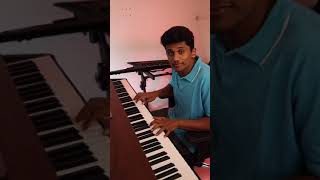 Raathri Shubharathri - Santhosh Pandit - Piano cover  #shorts