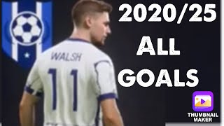 All Kieran Walsh goals for rnd the backie wanderers 2021 - 2025